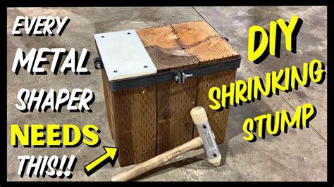 sheet metal shaping stump|diy shrinking stumps.